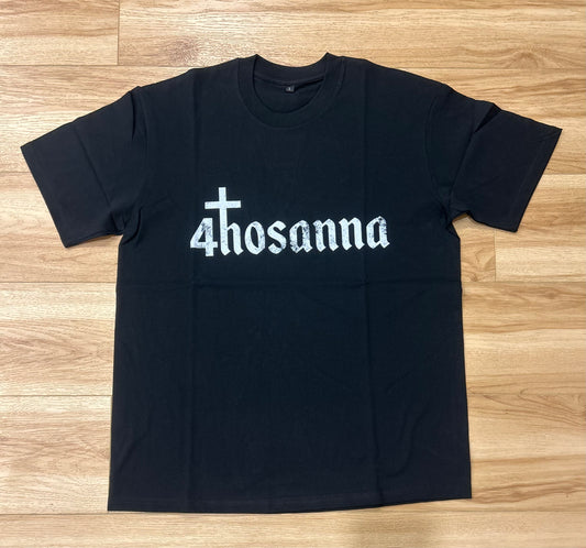 4hosanna black T-SHIRT