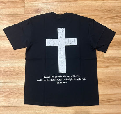 4hosanna black T-SHIRT